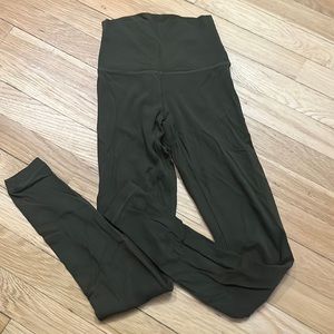 Lululemon olive green align leggings